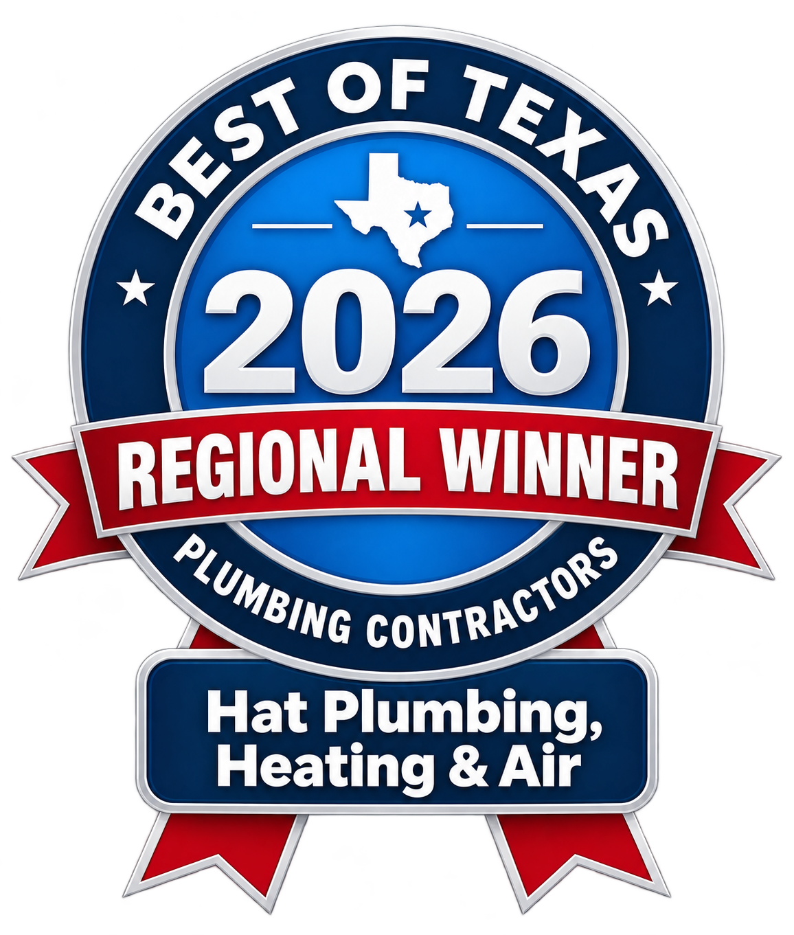 Best of Texas 2026 Regional Winner — Plumbing Contractors